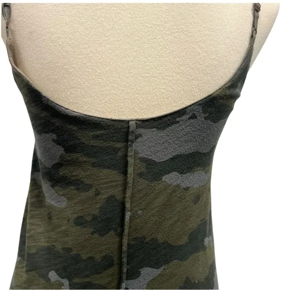 ATM Anthony Thomas Melillo Camouflage Cotton Jersey Knit Casual Dress Women’s XS