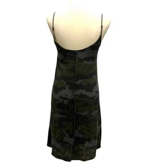 ATM Anthony Thomas Melillo Camouflage Cotton Jersey Knit Casual Dress Women’s XS