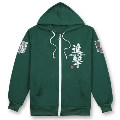 Attack on Titan Survey Corp Costume Hoodie
