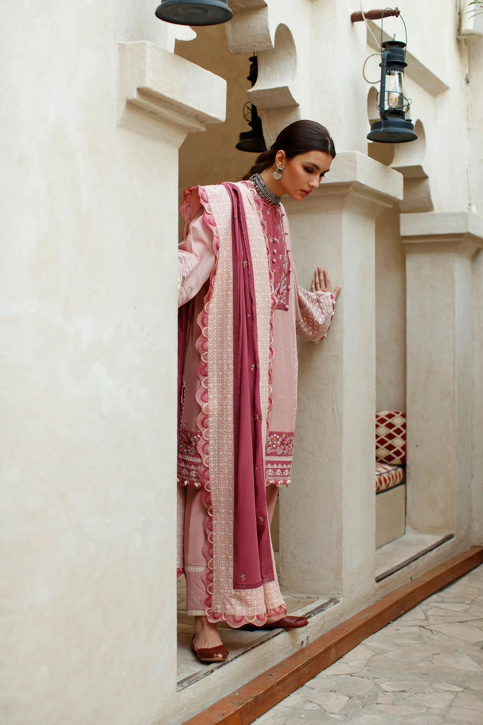 AVIZEH (ZL22-15 A) | Zaha Summer Lawn Collection 2022 | Unstitched Embroidered Lawn Suits