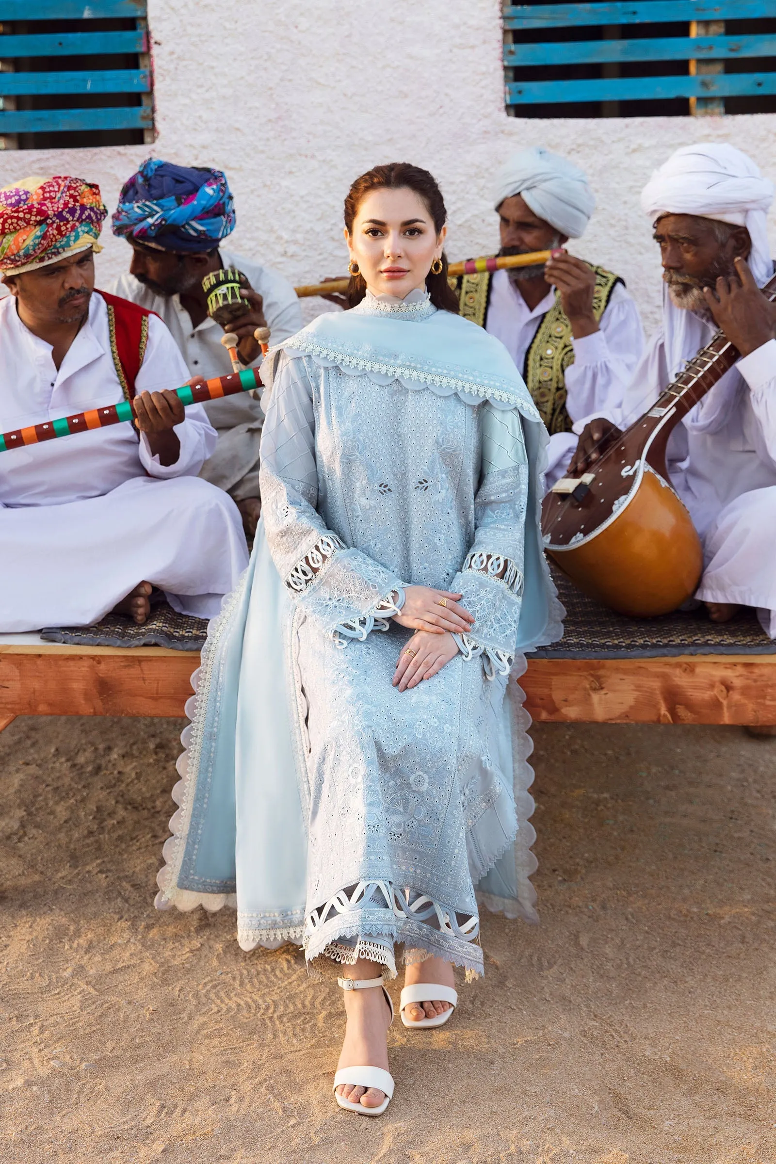 AYSEL (ZL23-02 A) | Zaha Lawn Collection 2023 | Embroidered Unstitched Lawn Suits