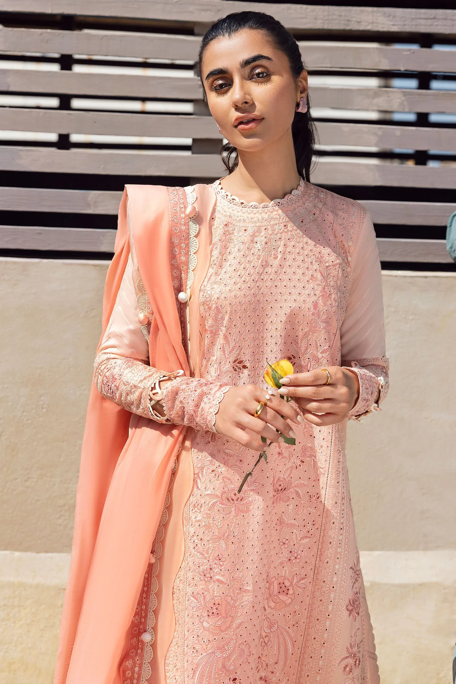 AYSEL (ZL23-02 B) | Zaha Lawn Collection 2023 | Embroidered Unstitched Lawn Suits