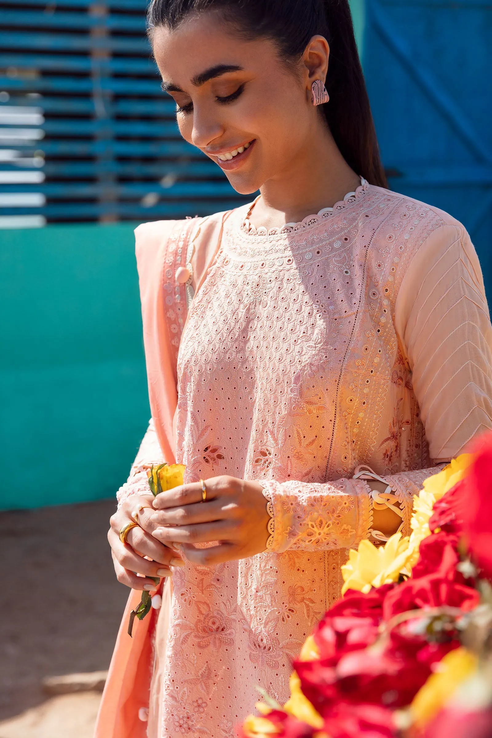 AYSEL (ZL23-02 B) | Zaha Lawn Collection 2023 | Embroidered Unstitched Lawn Suits