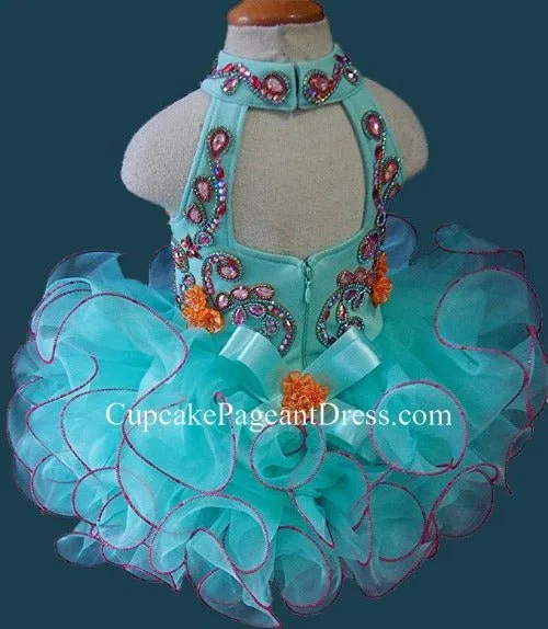 Baby Gilr/Toddler/Little Girl/Kids Stunning Cupcake Pageant Dress