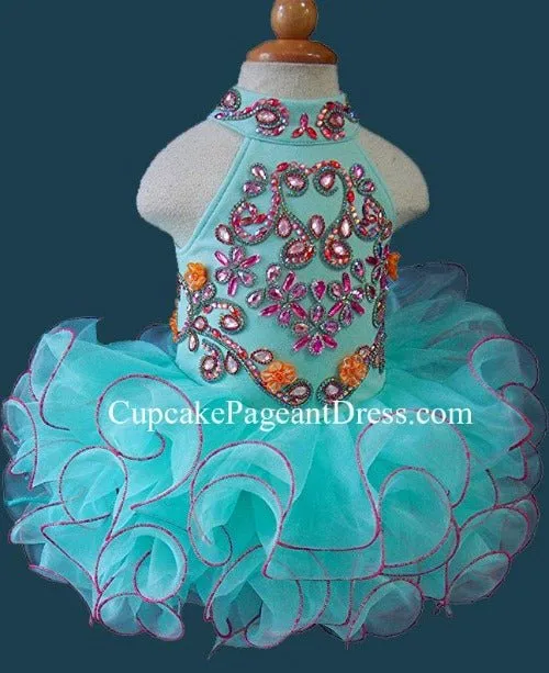 Baby Gilr/Toddler/Little Girl/Kids Stunning Cupcake Pageant Dress