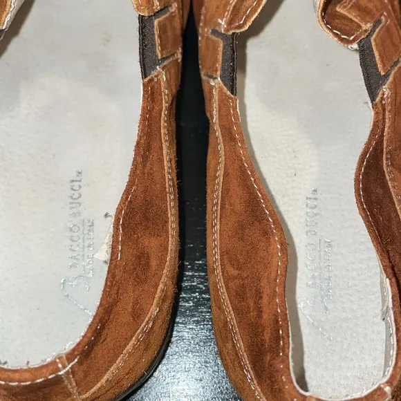 Bacco Bucci Vero Cuoio Suede Slip Ons.  Made in Italy.  Size 13.