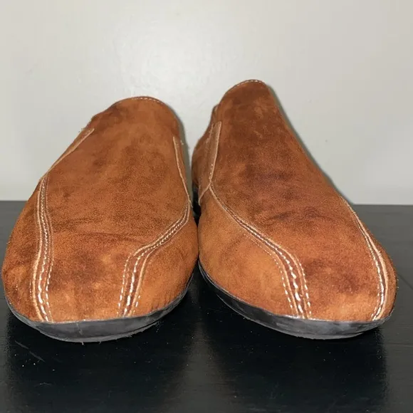 Bacco Bucci Vero Cuoio Suede Slip Ons.  Made in Italy.  Size 13.