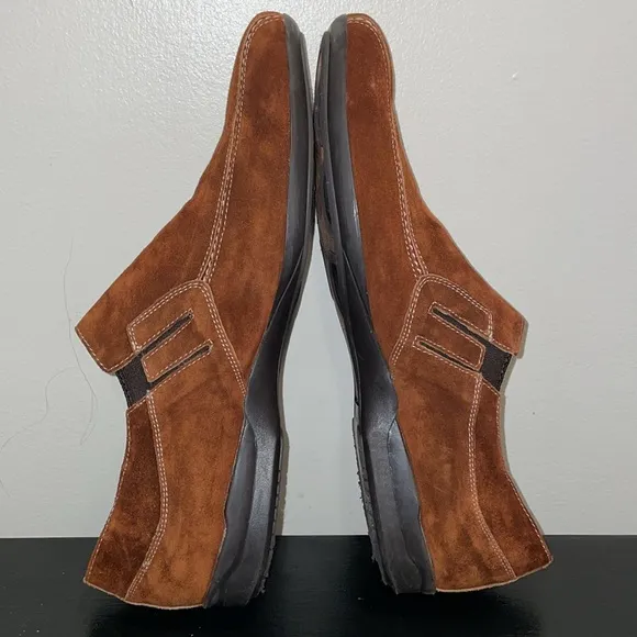 Bacco Bucci Vero Cuoio Suede Slip Ons.  Made in Italy.  Size 13.
