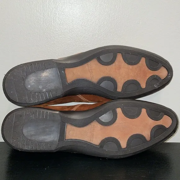 Bacco Bucci Vero Cuoio Suede Slip Ons.  Made in Italy.  Size 13.