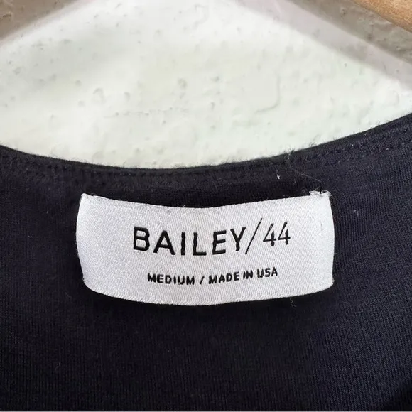 Bailey 44 Daylily Layered Cut Out Black Dress