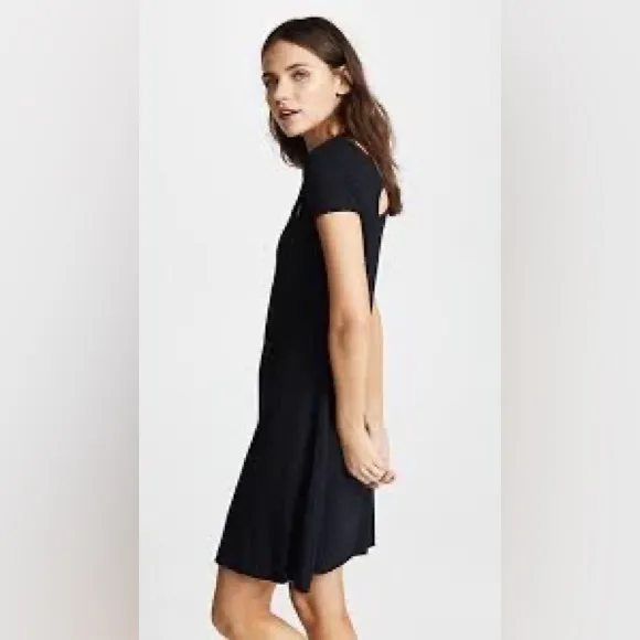 Bailey 44 Daylily Layered Cut Out Black Dress