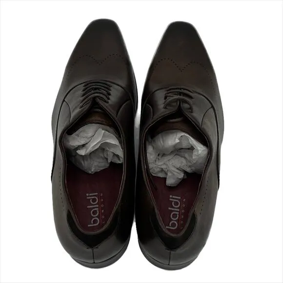 Baldi London Men's Conna Dress Shoe in Brown Size 9