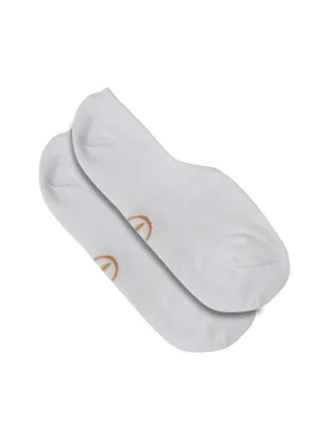Bamboo Invisi Trainer Sock - White