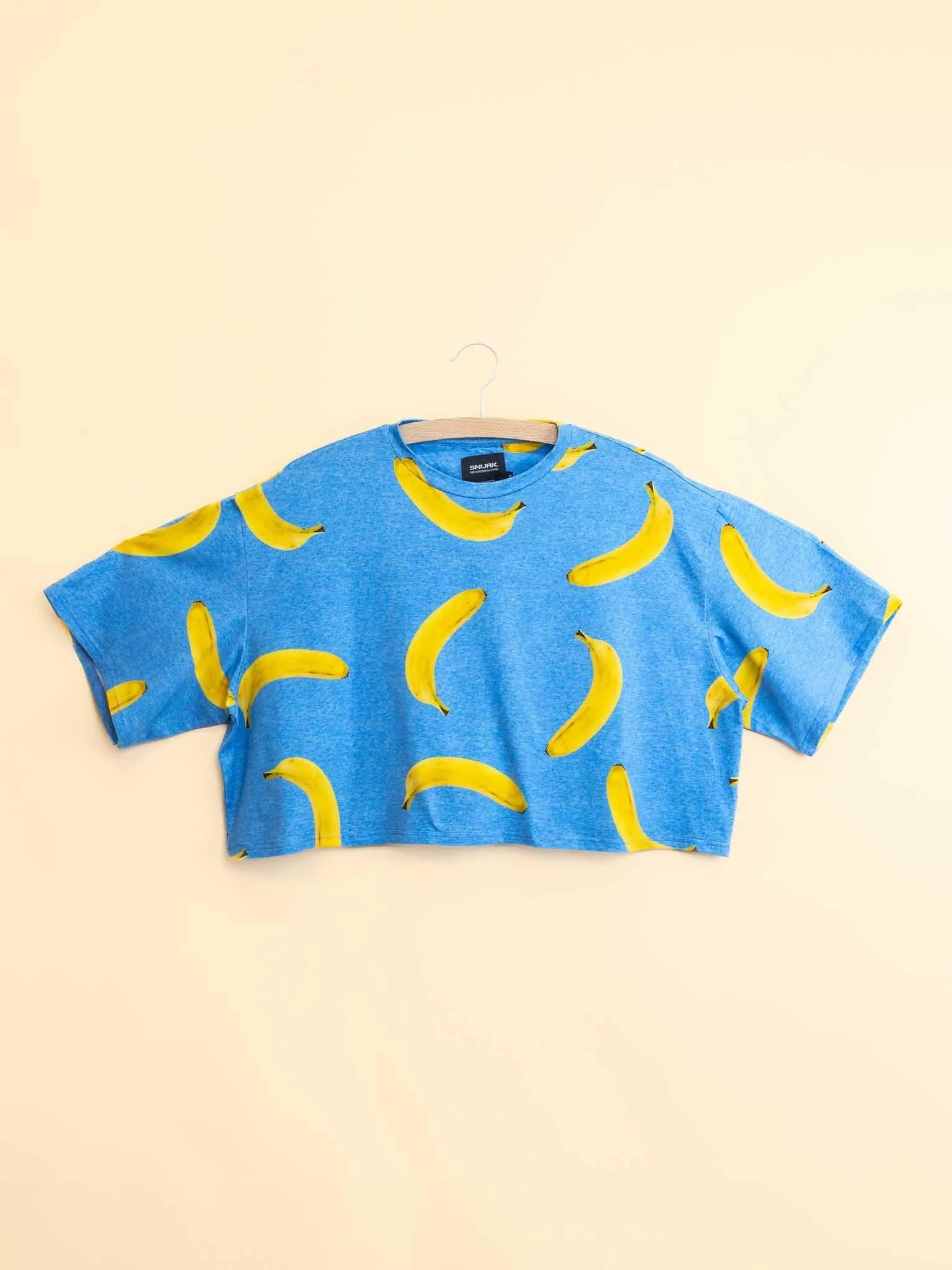 Banana Blue Cropped T-Shirt Dames