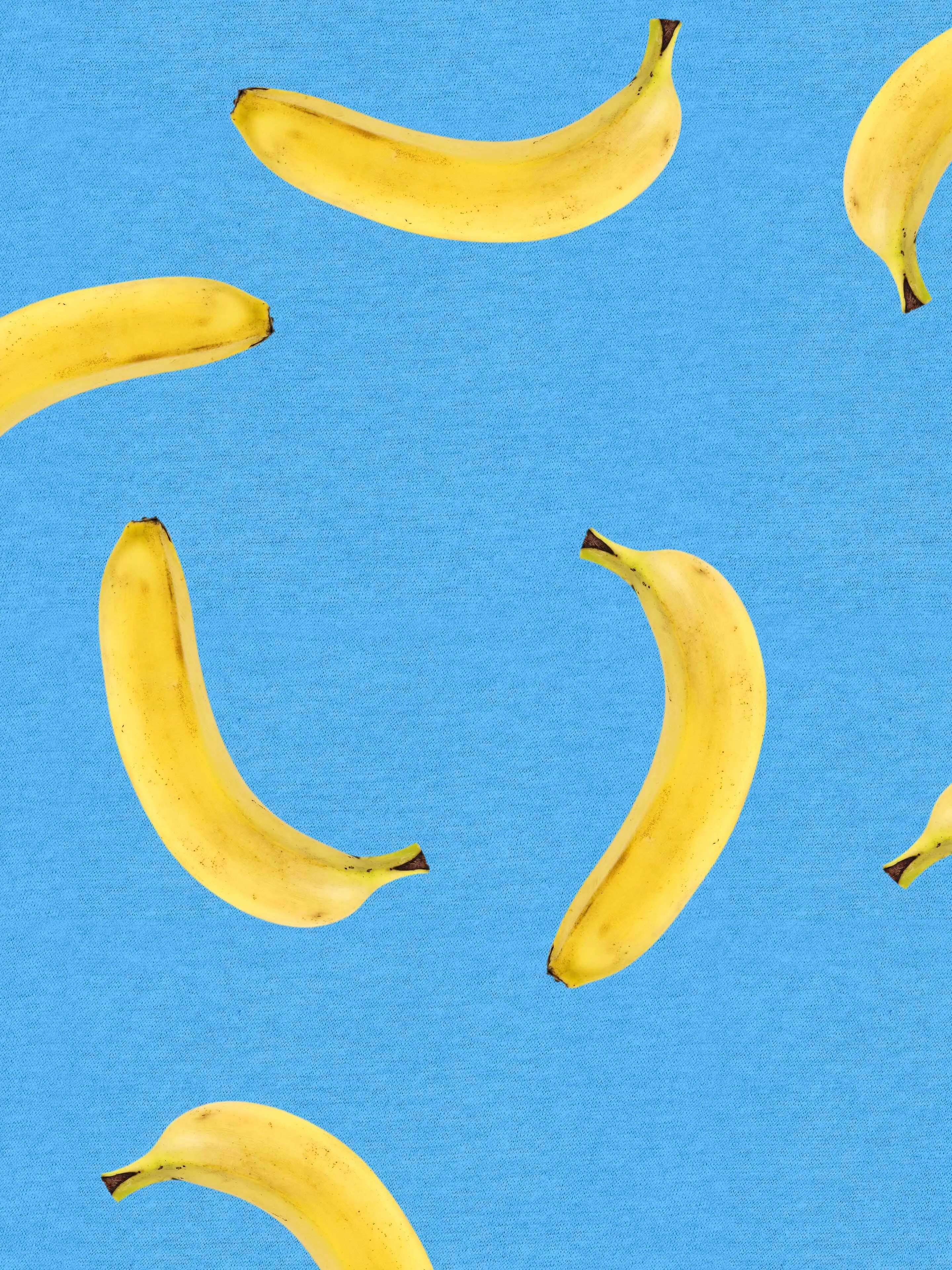 Banana Blue Cropped T-Shirt Dames