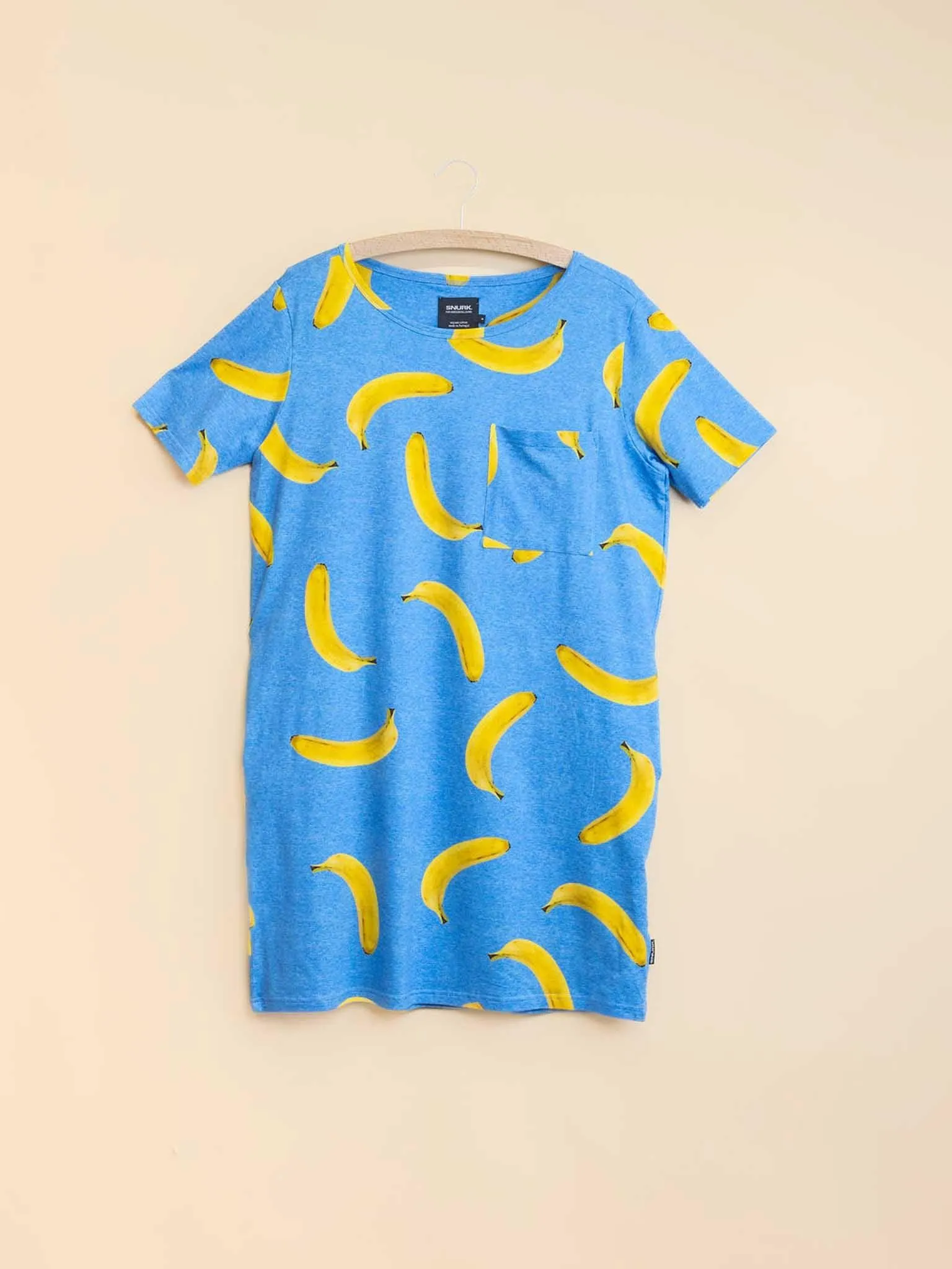 Banana Blue T-shirt Dress Dames