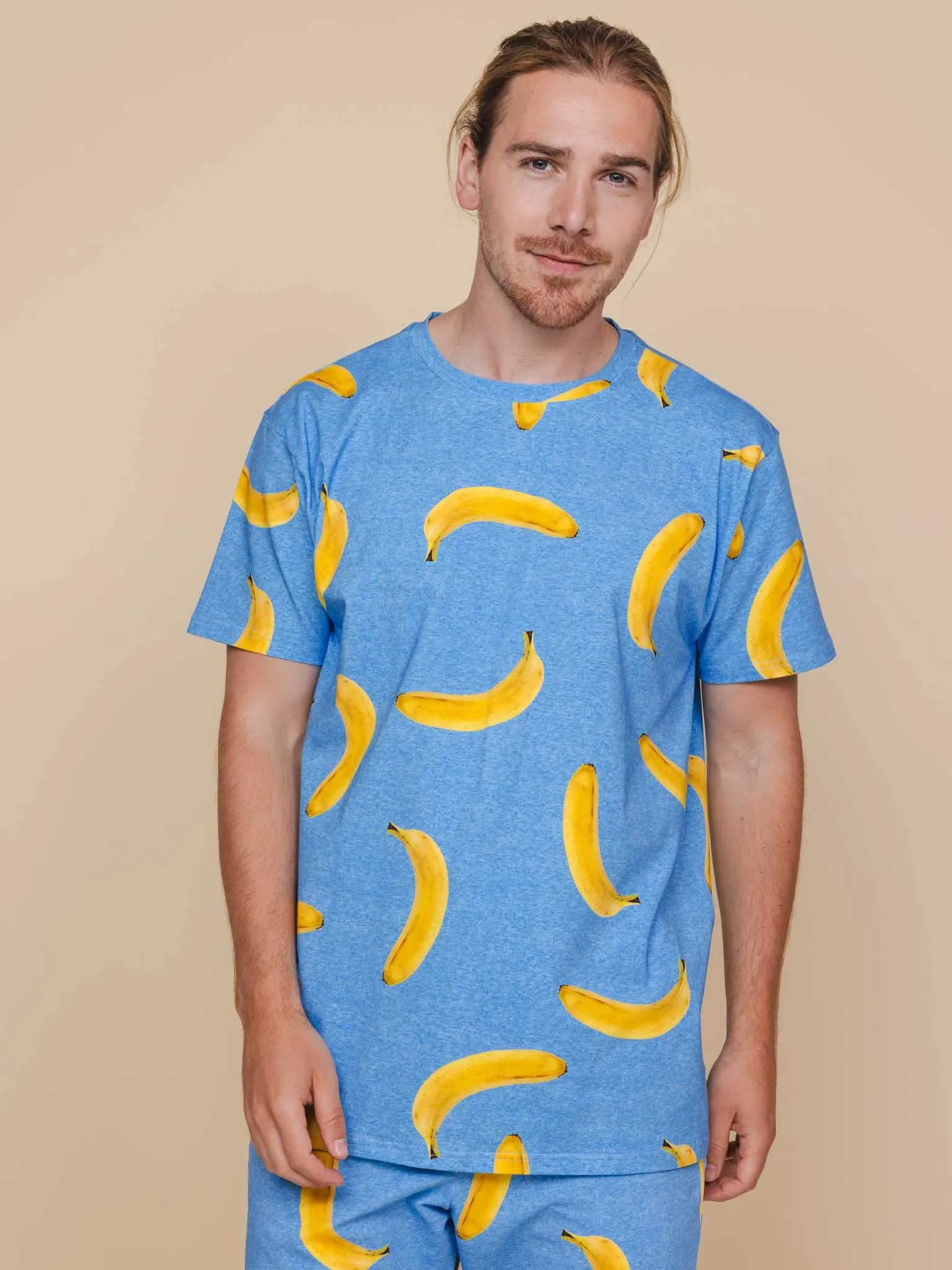 Banana Blue T-shirt en Shorts set Heren