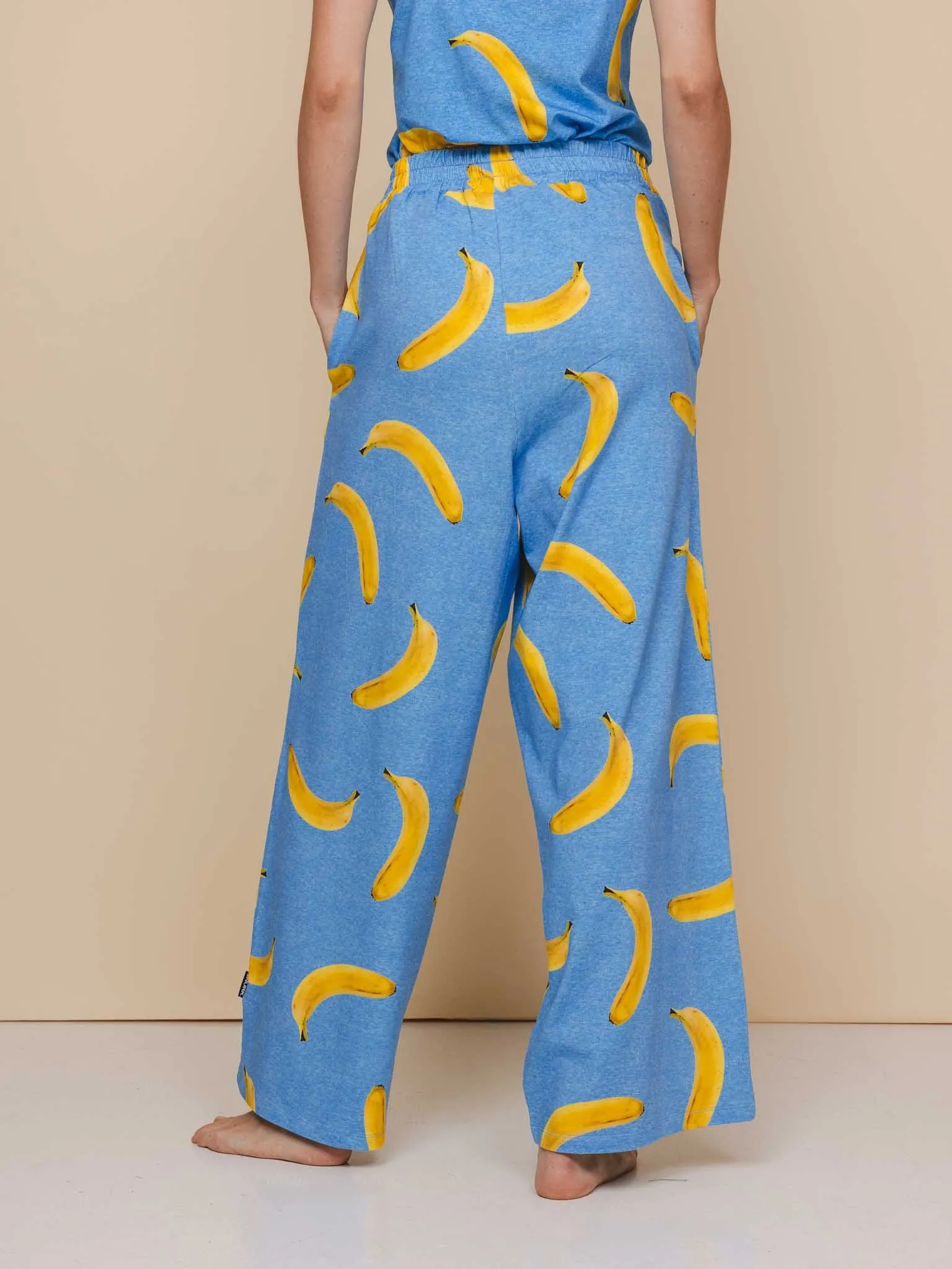 Banana Blue Topje en Wijde broek set Dames