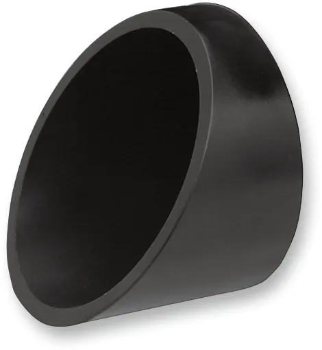 Bassani Manufacturing BE30T Fluted Billet End Cap for 3in. Firepower Slip-Ons - Black