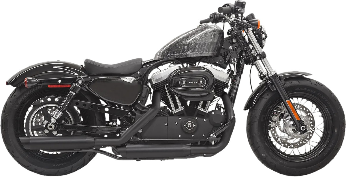 Bassani Manufacturing BE30T Fluted Billet End Cap for 3in. Firepower Slip-Ons - Black