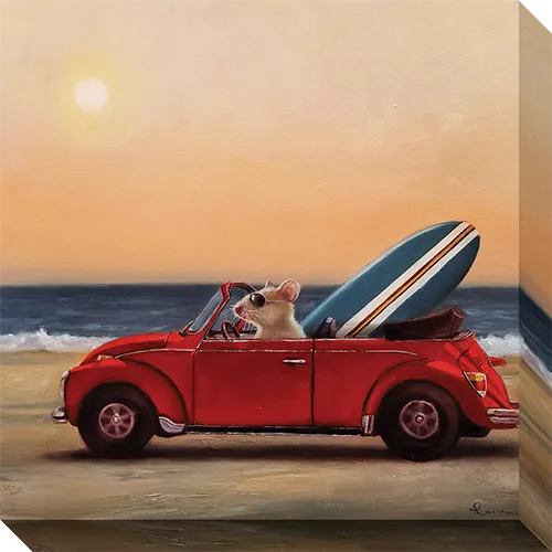 Beach Bound: Gallery Wrapped Canvas