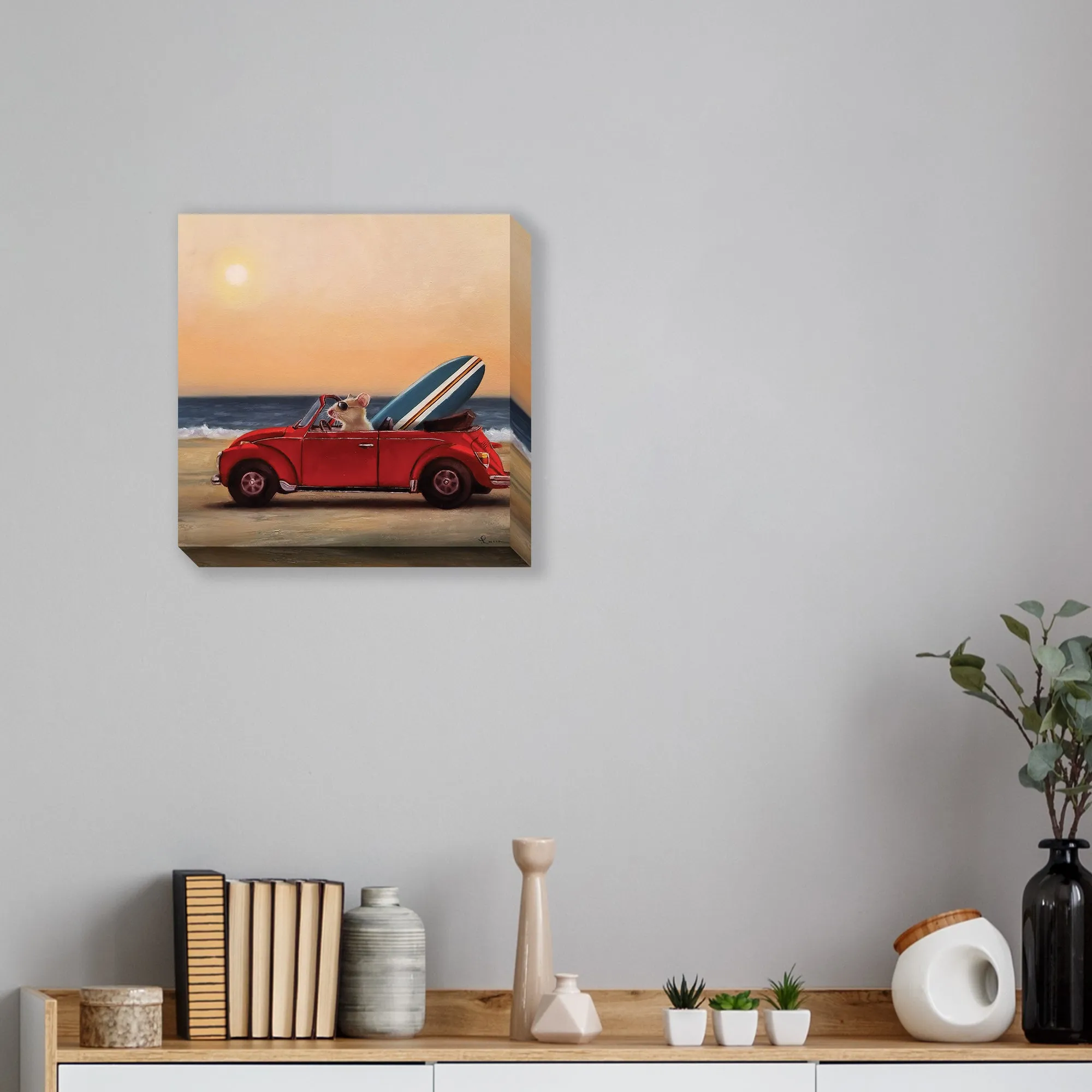 Beach Bound: Gallery Wrapped Canvas