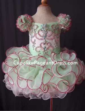 Beautiful New Baby Girl Jennifer Wu Glitz Pageant Dress