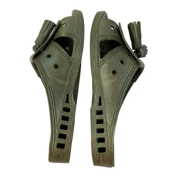 Bench Black BENSAN-D TUSSEL Japanese Sandals Sz L/39/8.5