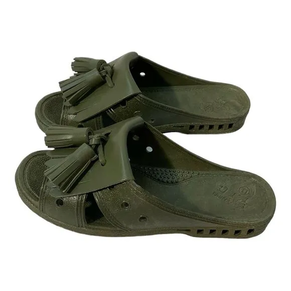 Bench Black BENSAN-D TUSSEL Japanese Sandals Sz L/39/8.5