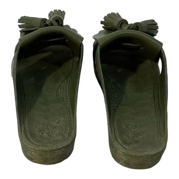 Bench Black BENSAN-D TUSSEL Japanese Sandals Sz L/39/8.5