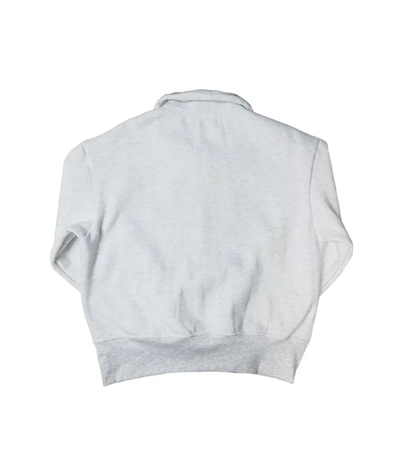 BENECIA 12 Flat Fleece Twill Man-To-Man - Melange Gray