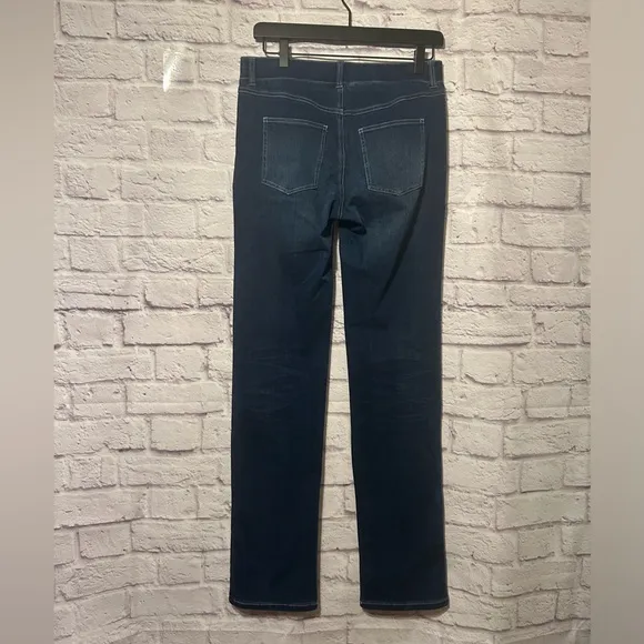 Betabrand Straight Leg Stretch Yoga Denim size Small Long