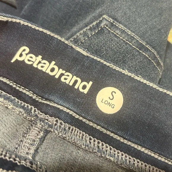 Betabrand Straight Leg Stretch Yoga Denim size Small Long