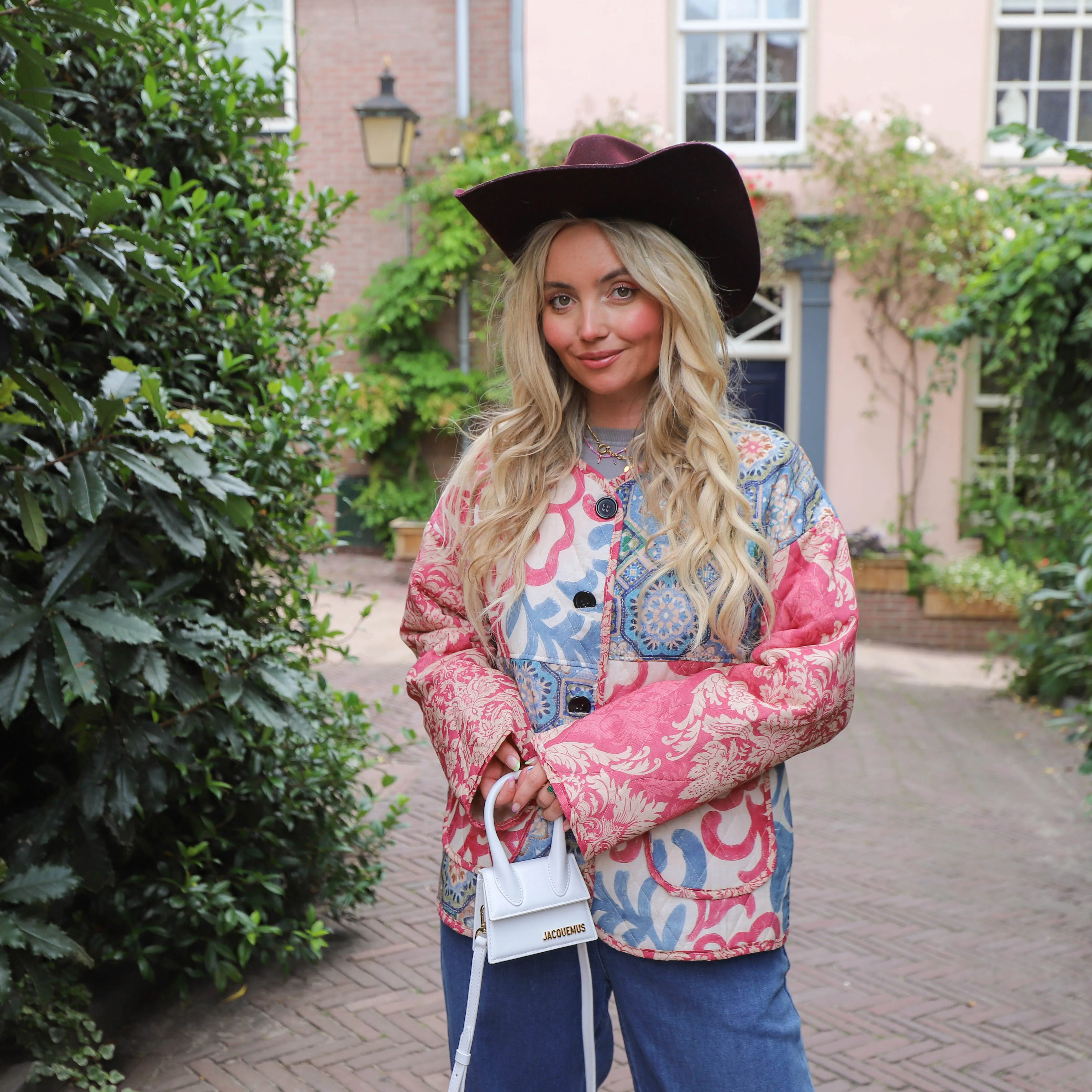 Bibi patchwork jack roze blauw