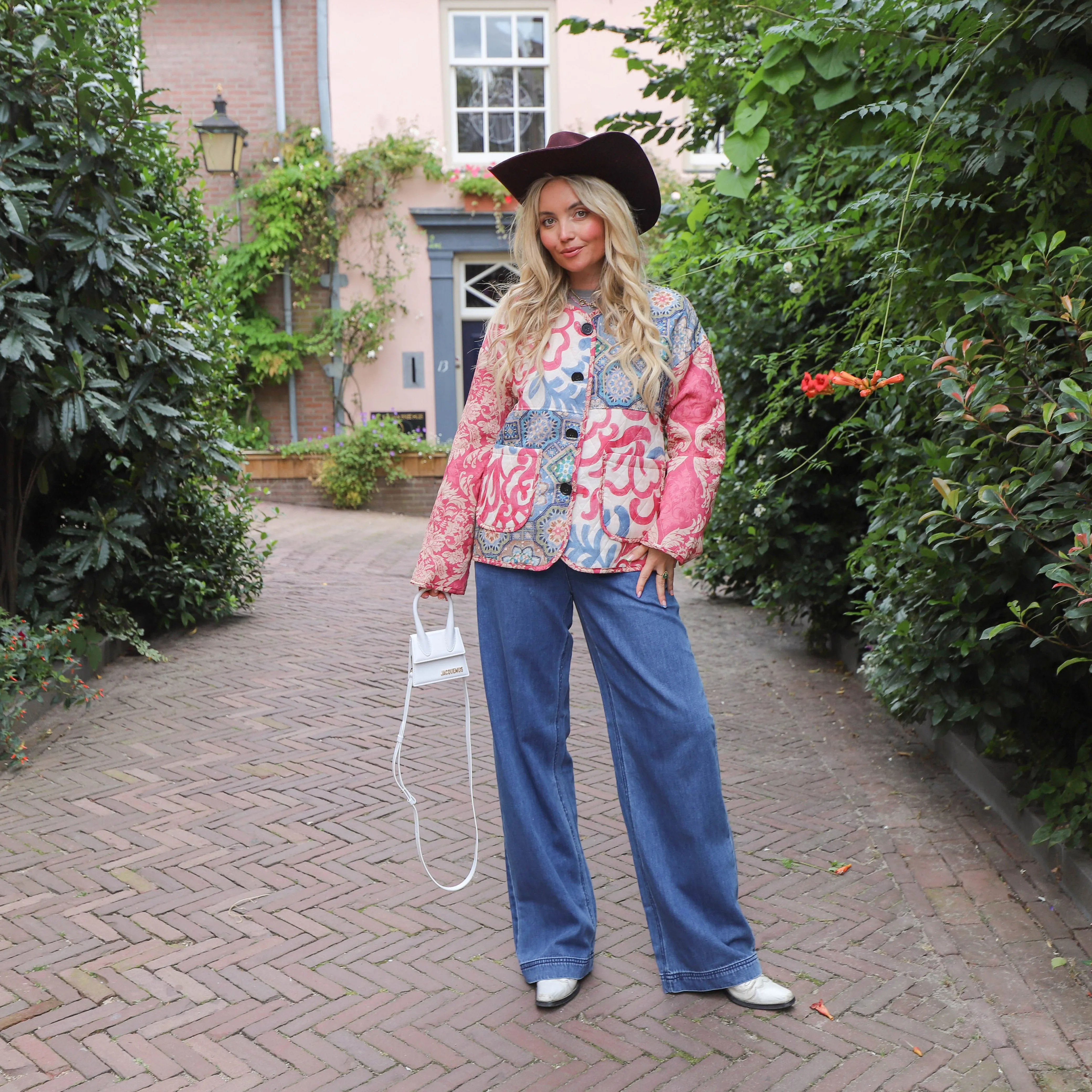 Bibi patchwork jack roze blauw