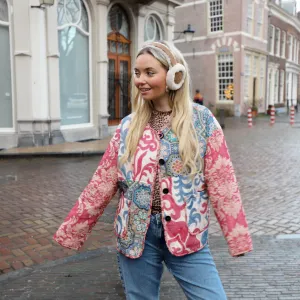 Bibi patchwork jack roze blauw