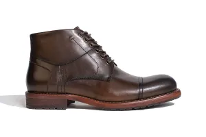 Billoxi Leather Boot - Coffee