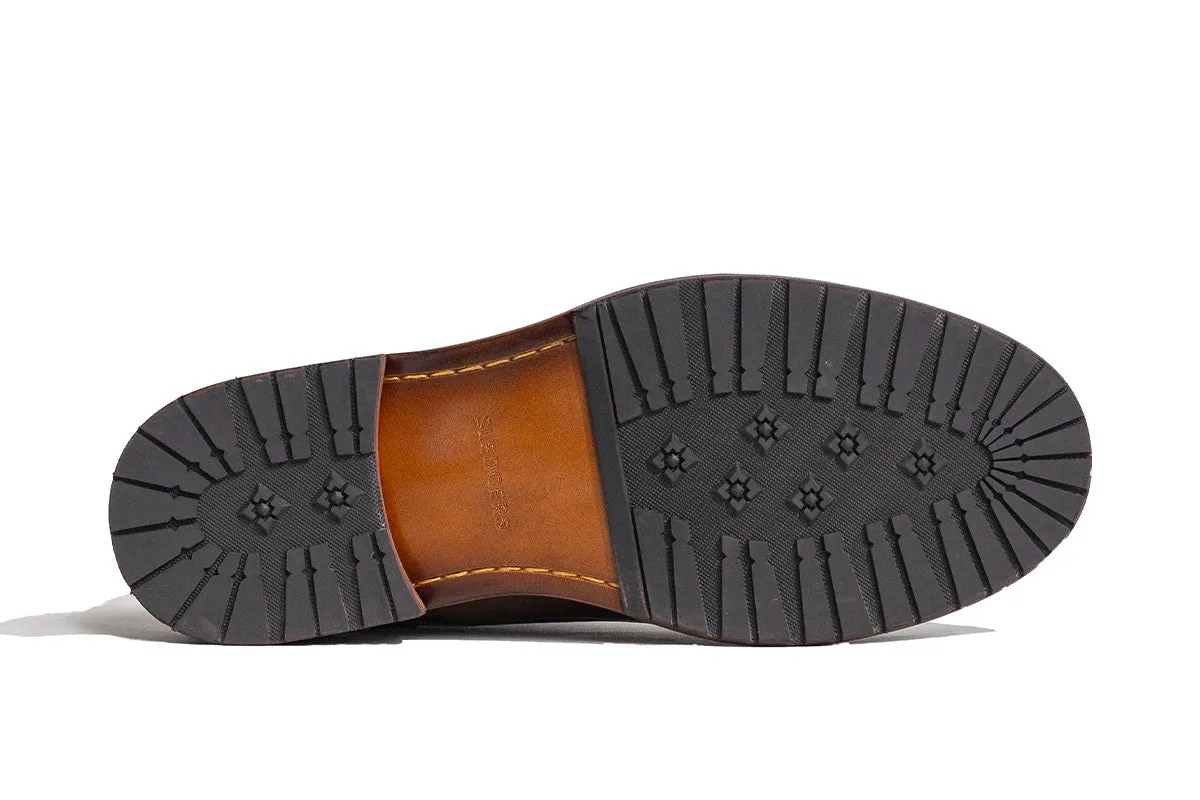 Billoxi Leather Boot - Coffee
