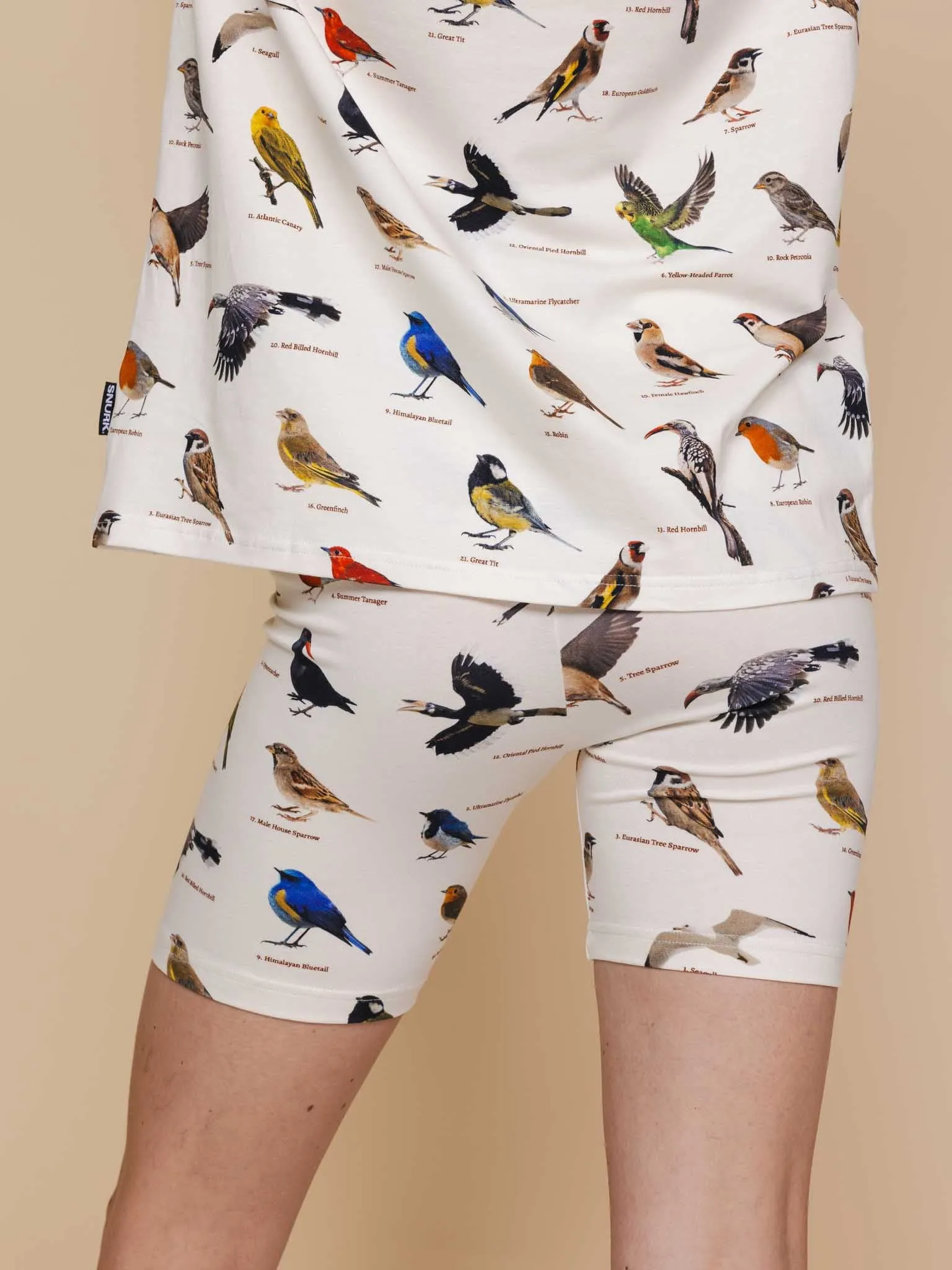 Bird Watching Bikershorts Dames