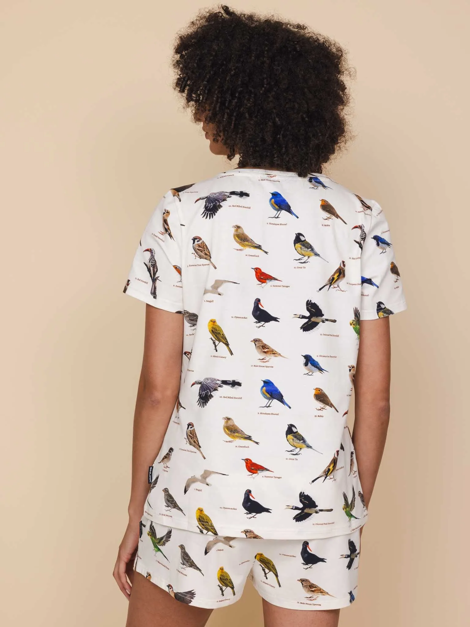 Bird Watching V-neck T-shirt Dames