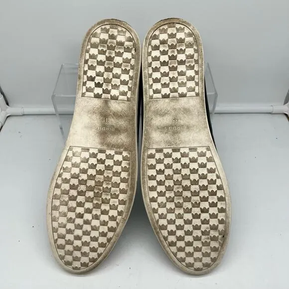 Birdies Shoes Womens 11 The Swift Loafer Black Leather Slip On Flats Sneaker