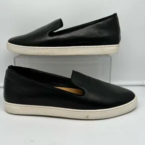 Birdies Shoes Womens 11 The Swift Loafer Black Leather Slip On Flats Sneaker
