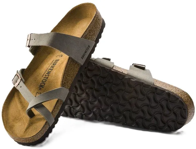 Birkenstock Mayari Sandals - Stone Birkibuk | Comfortable Cork Footbed