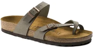 Birkenstock Mayari Sandals - Stone Birkibuk | Comfortable Cork Footbed