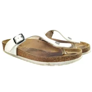 Birkenstock White Womens Sandals - Size 38 /‎ US 7.5