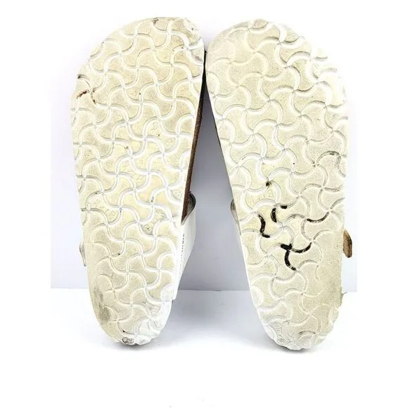 Birkenstock White Womens Sandals - Size 38 /‎ US 7.5