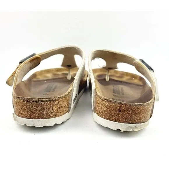 Birkenstock White Womens Sandals - Size 38 /‎ US 7.5