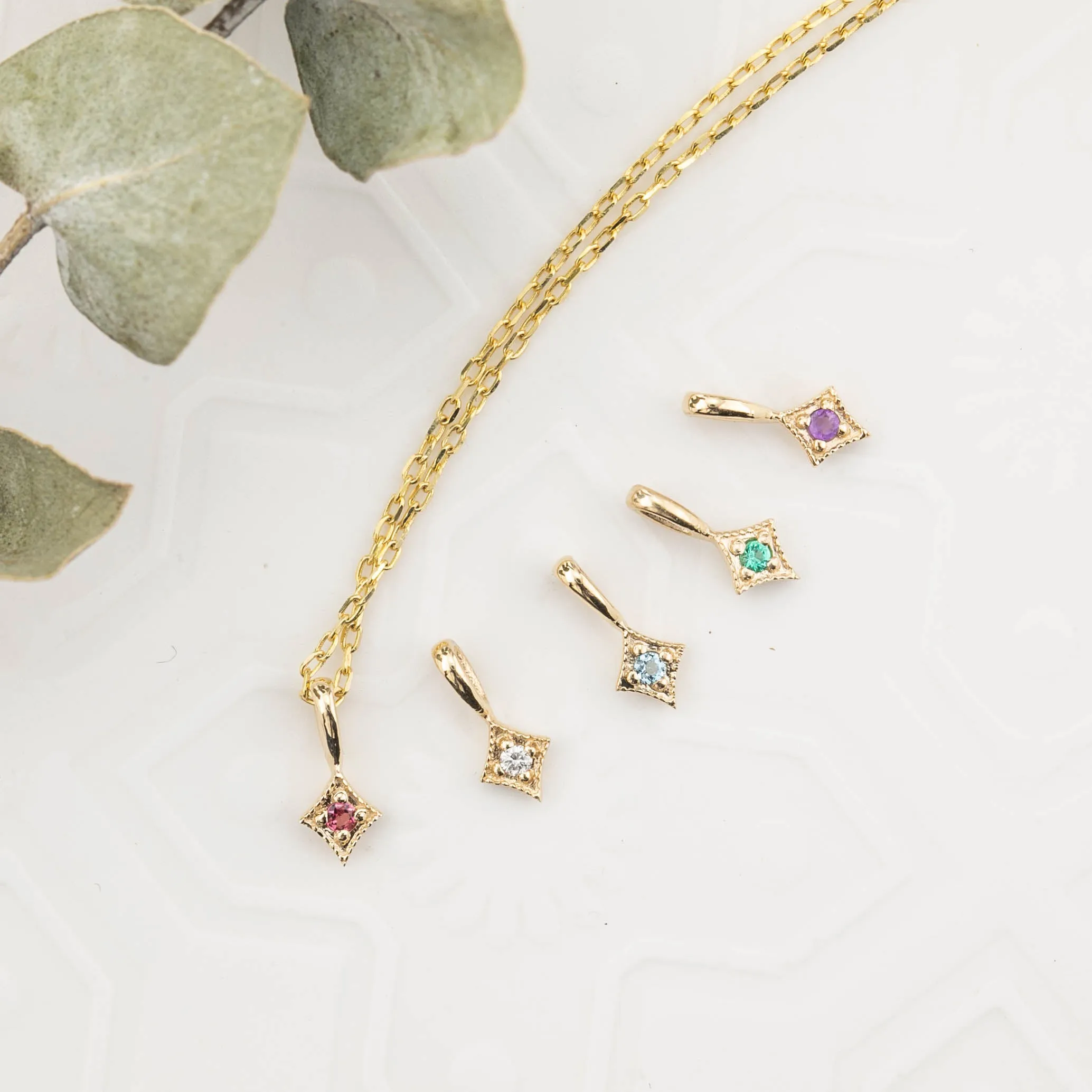 Birthstone Star Charm (add-ons)