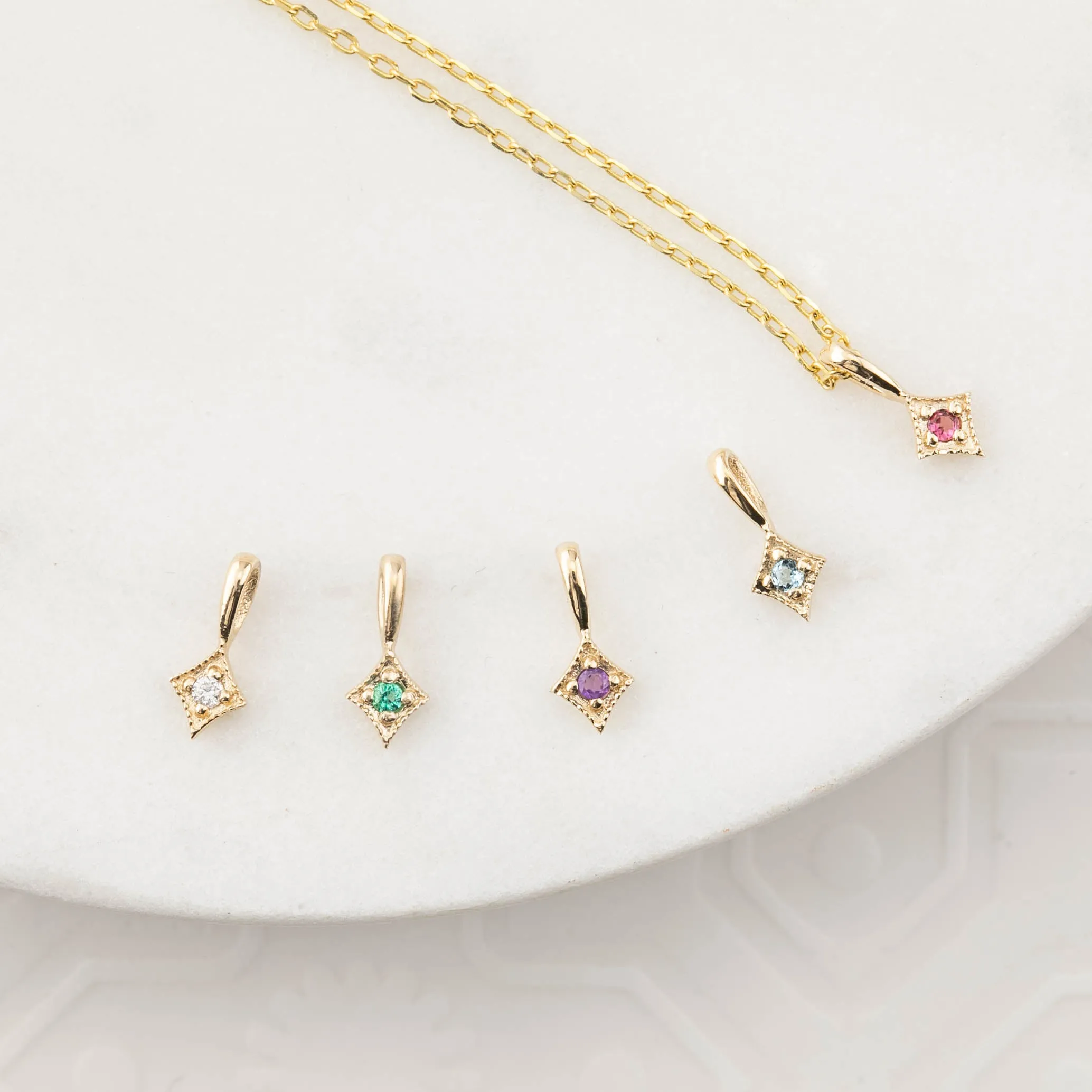 Birthstone Star Charm (add-ons)