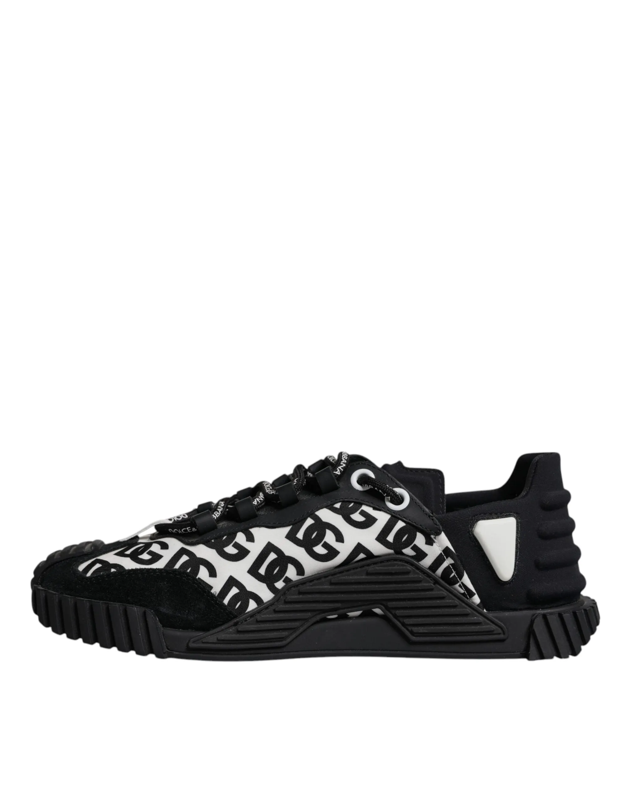 Black Logo Lace Up Low Top NS1 Sneakers Shoes